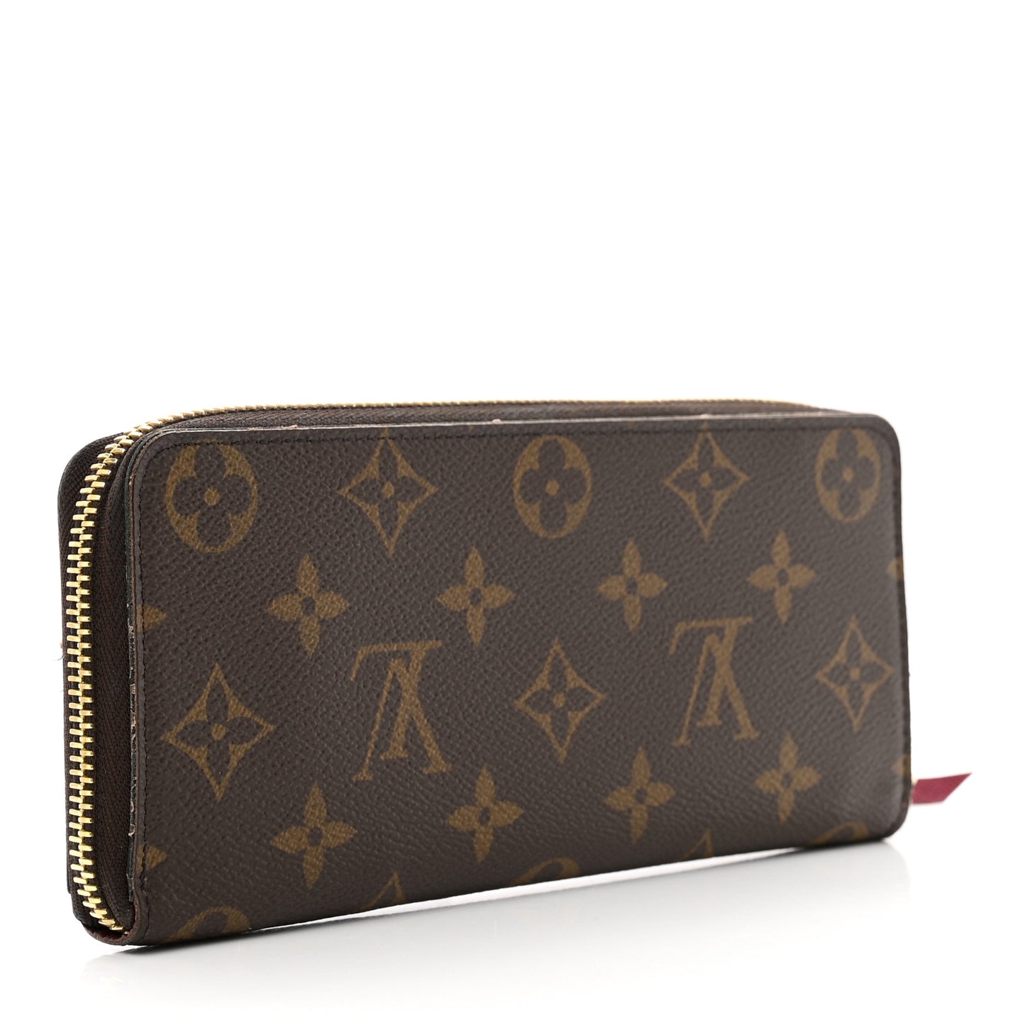 Monogram Clemence Wallet Fuchsia