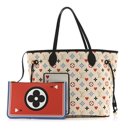 Louis Vuitton Game On Neverfull MM White 3 of 10
