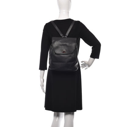 Chanel Caviar Tortoise CC Backpack Black 2 of 15