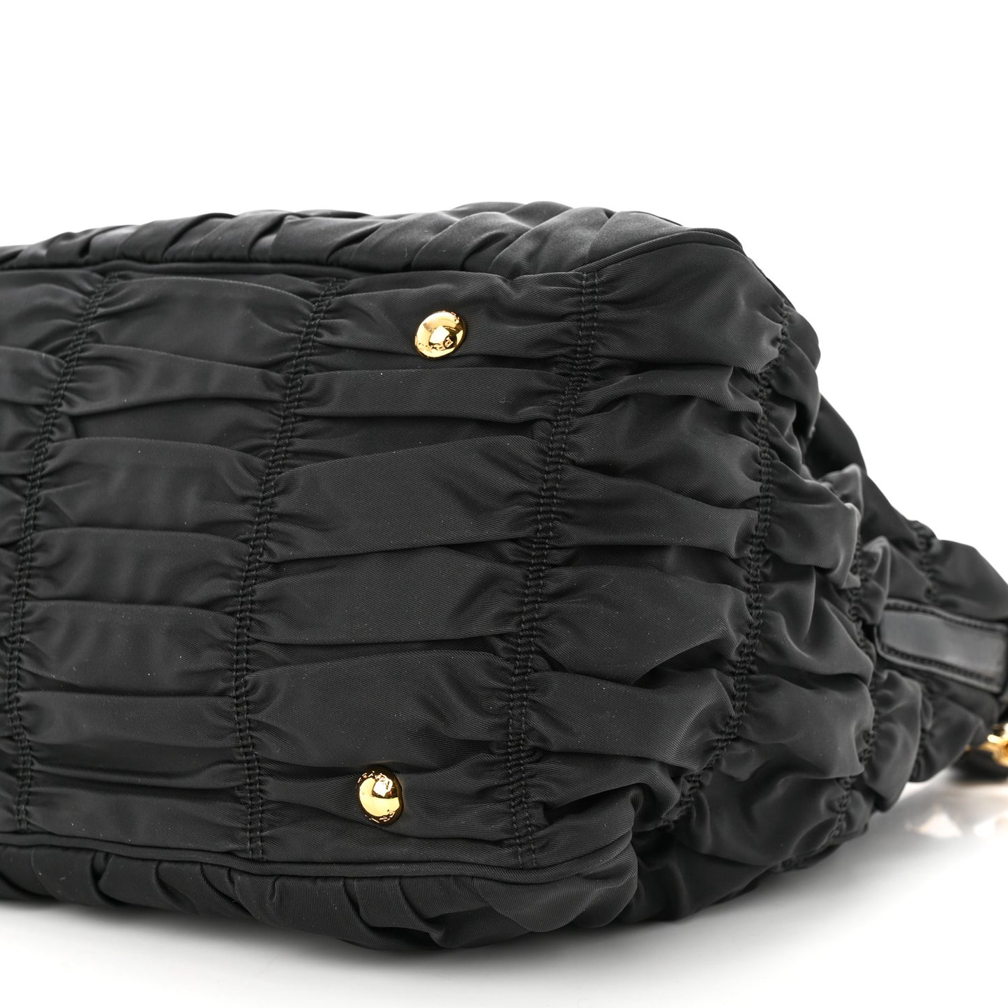 Tessuto Nylon Gaufre Tote Black