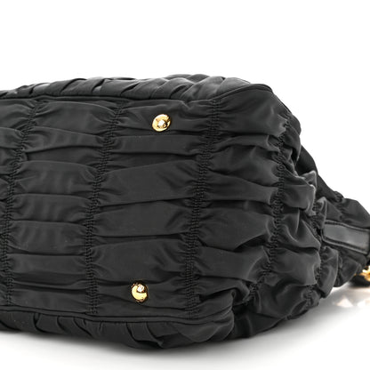 Prada Tessuto Nylon Gaufre Tote Black 10 of 12