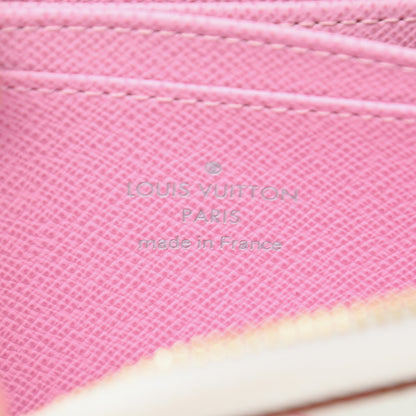 Louis Vuitton Monogram Multicolor Zippy Coin Purse Wallet White Litchi 6 of 6