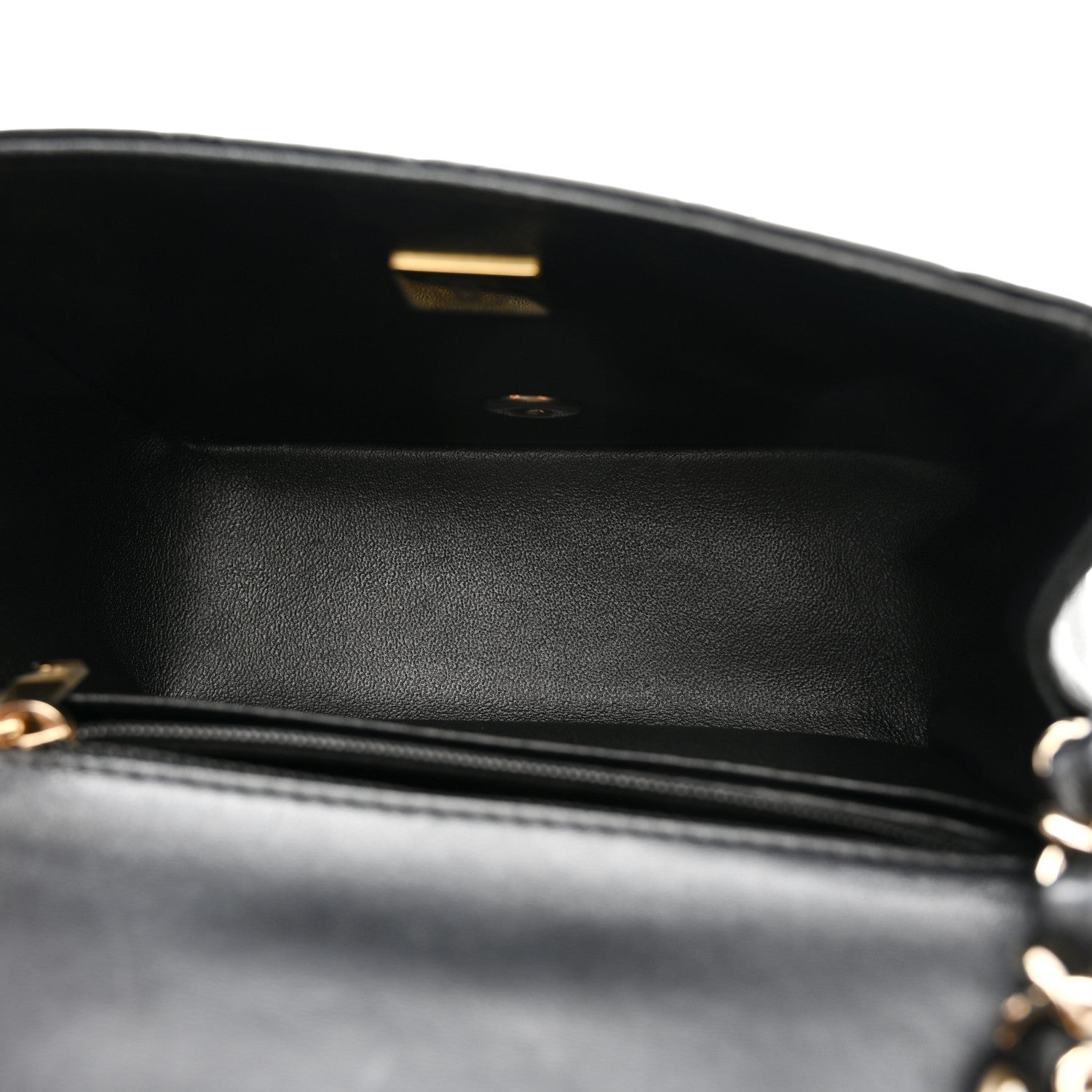 Chanel Lambskin Quilted Mini Square Flap Black 9 of 21