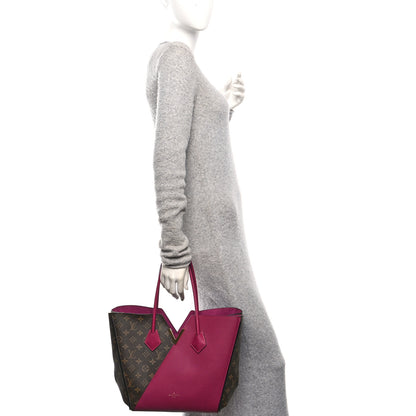 Louis Vuitton Calfskin Monogram Kimono Tote Grape 2 of 9