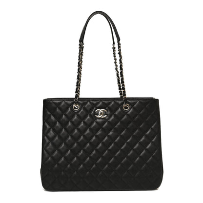 Chanel Caviar Quilted Large Shopping Tote Black 1 of 12