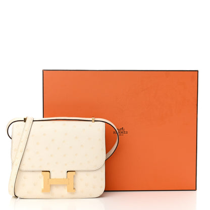 Hermes Ostrich Constance 18 Nata 11 of 11