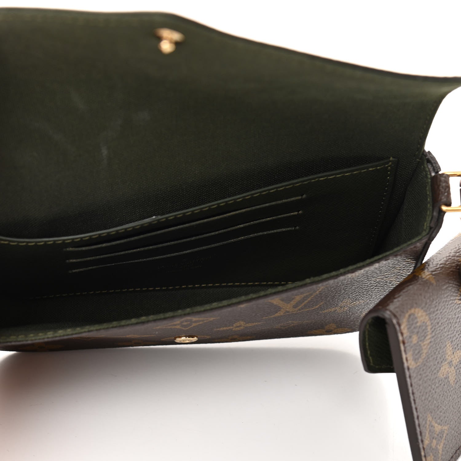 Louis Vuitton Monogram Felicie Strap & Go Kaki 5 of 9