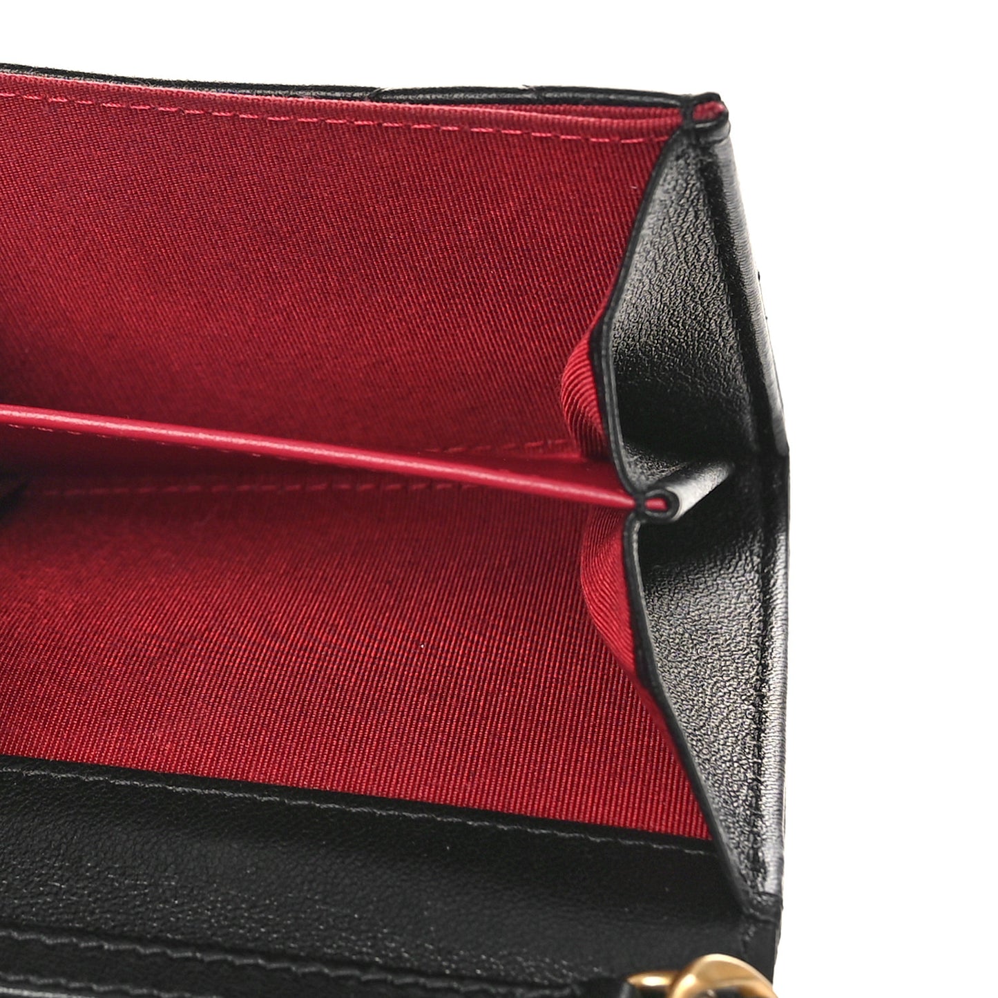 Lambskin Quilted Chanel 19 Flap Coin Purse With Chain Black