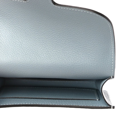 Hermes Evercolor Constance Slim Wallet Ciel 6 of 11