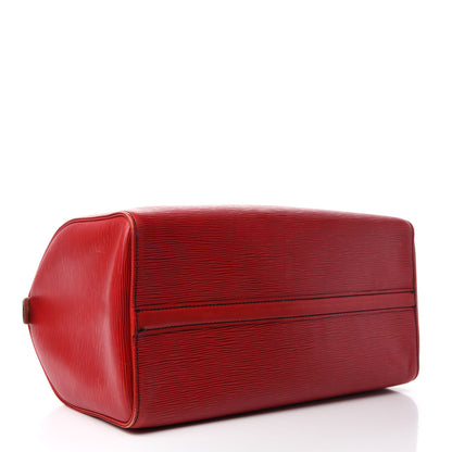 Louis Vuitton Epi Speedy 35 Rouge 4 of 20