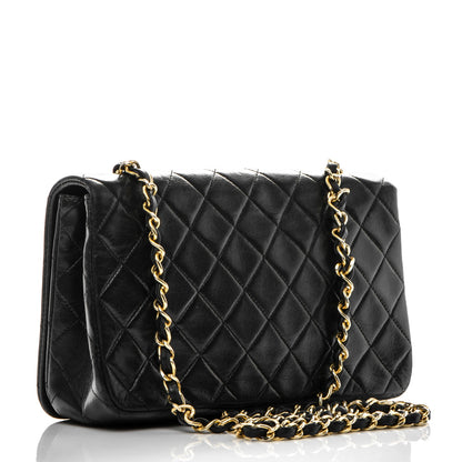 Chanel Lambskin Quilted Small Single Flap Black 3 of 10