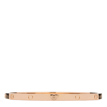 Cartier 18K Pink Gold Small LOVE Bracelet 16 2 of 7