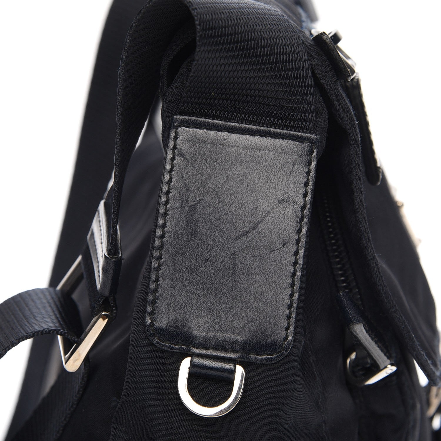 Prada Nylon Vela Messenger Blue 8 of 8