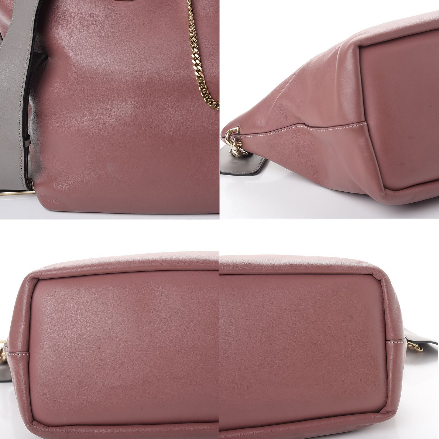 Smooth Calfskin Medium Baylee Tote Darlington Pink