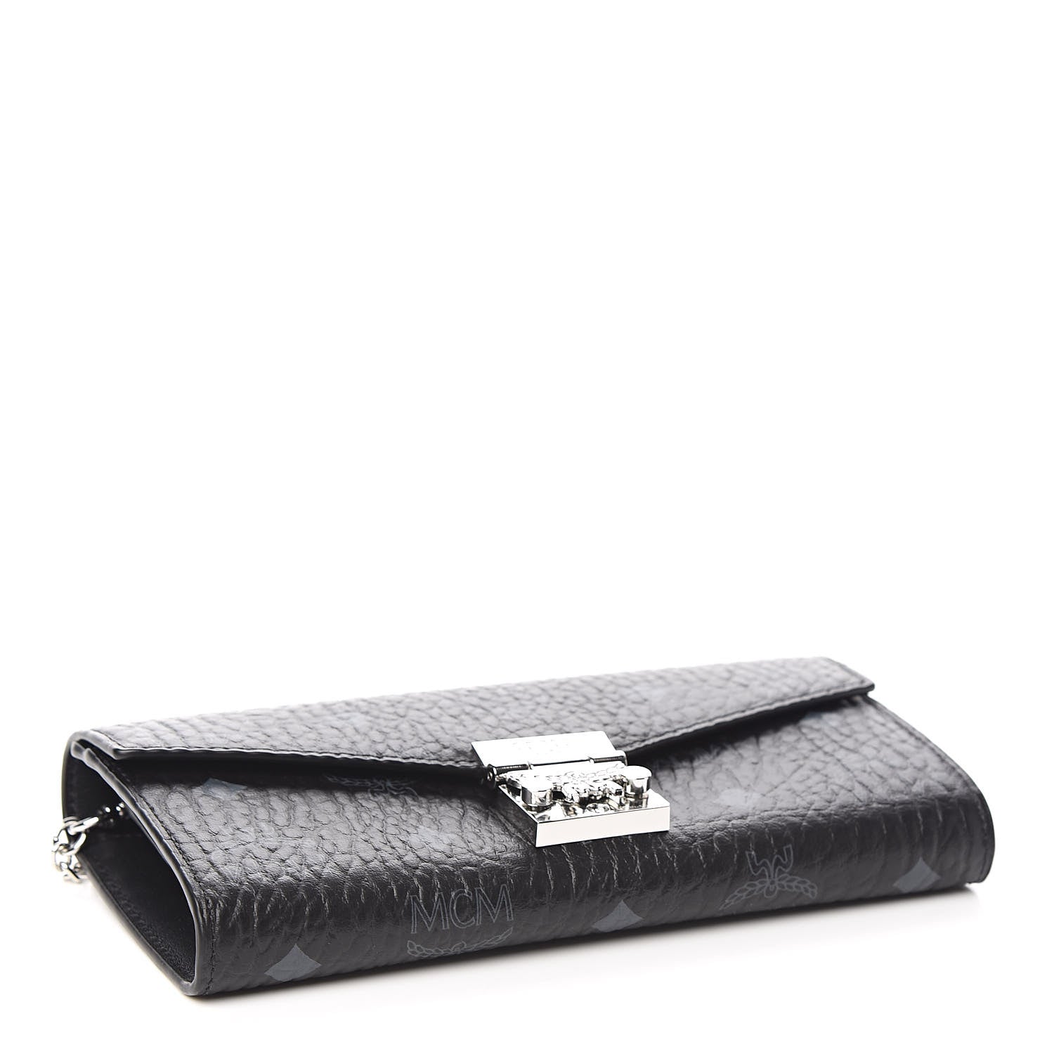 MCM Visetos Large Patricia Wallet On Chain Black 4 of 11
