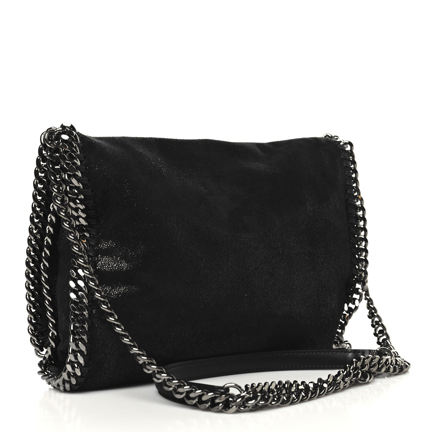 Stella McCartney Shaggy Deer Falabella Messenger Black 3 of 9