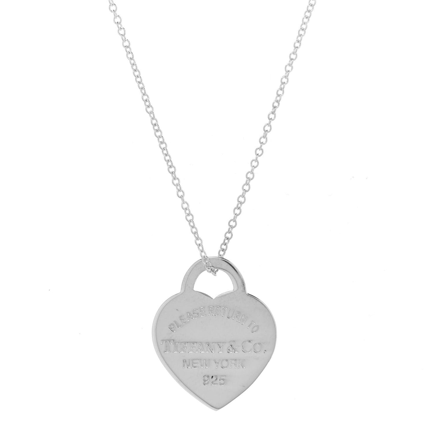 Sterling Silver Small Return to Tiffany Heart Pendant Necklace