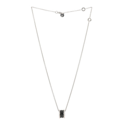 Bulgari Sterling Silver Ceramic Save The Children Pendant Necklace 2 of 3