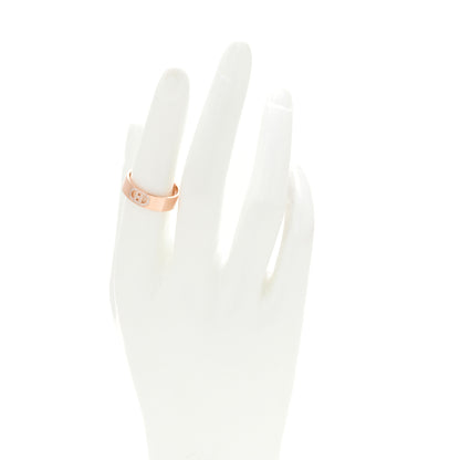 Hermes 18K Rose Gold Diamond PM H D'Ancre Ring 54 7 2 of 5