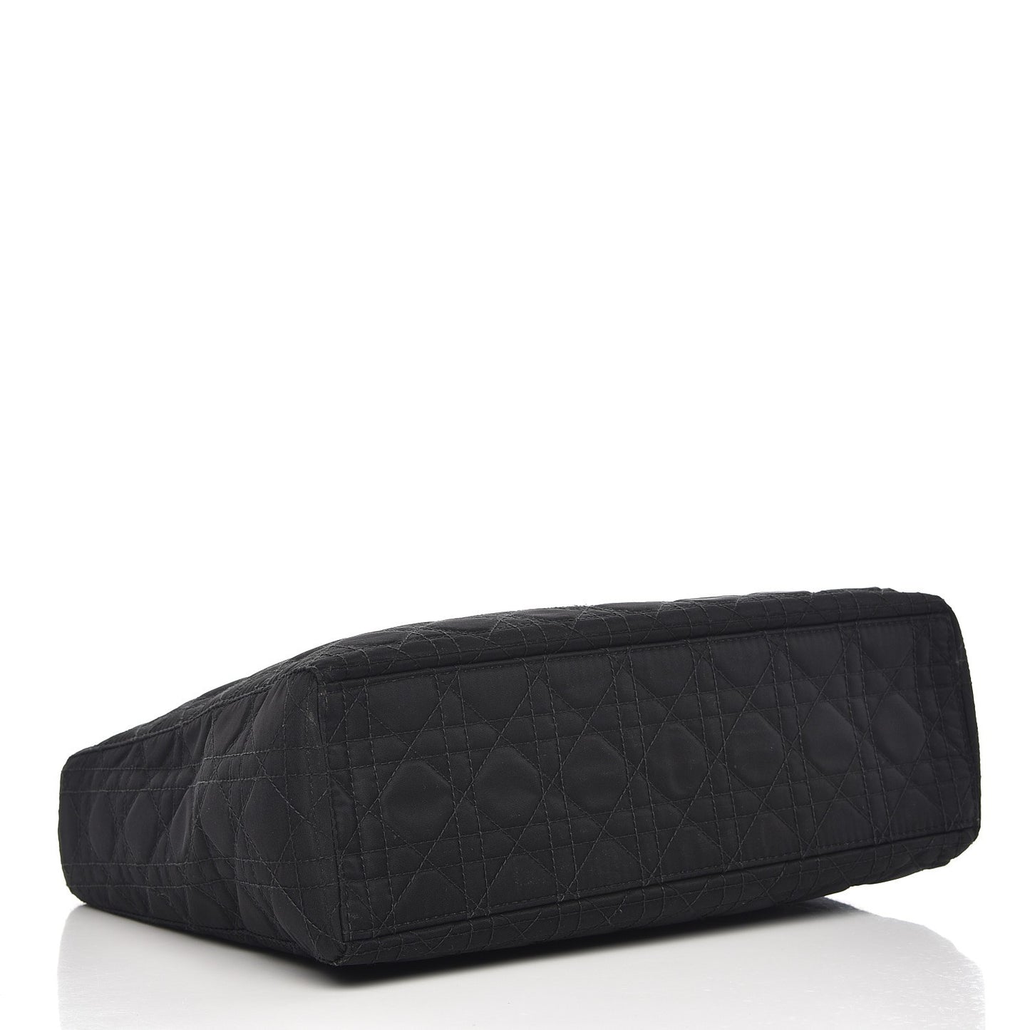 Nylon Cannage Large Lady Dior Black