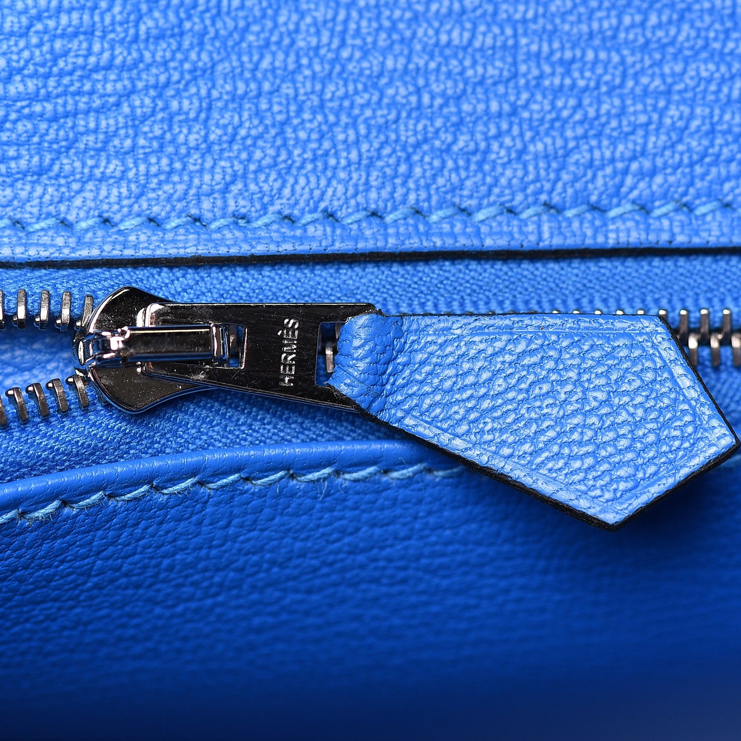 Hermes Togo Horseshoe Birkin 30 Bleu Nuit Bleu Hydra 15 of 30