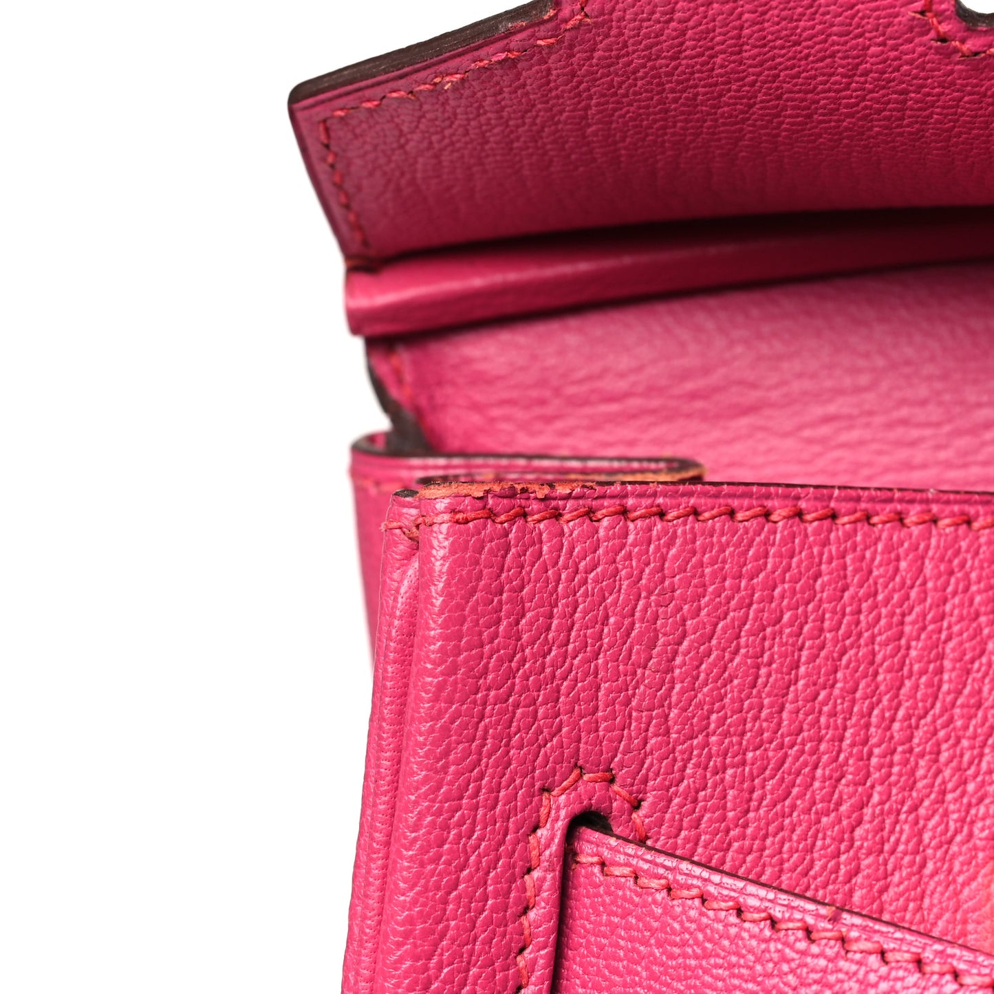 Chevre Mysore Birkin 30 Rose Shocking
