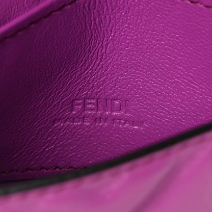 Fendi Nappa Matisse FF Embossed Nano Baguette Charm Bouganville 6 of 9