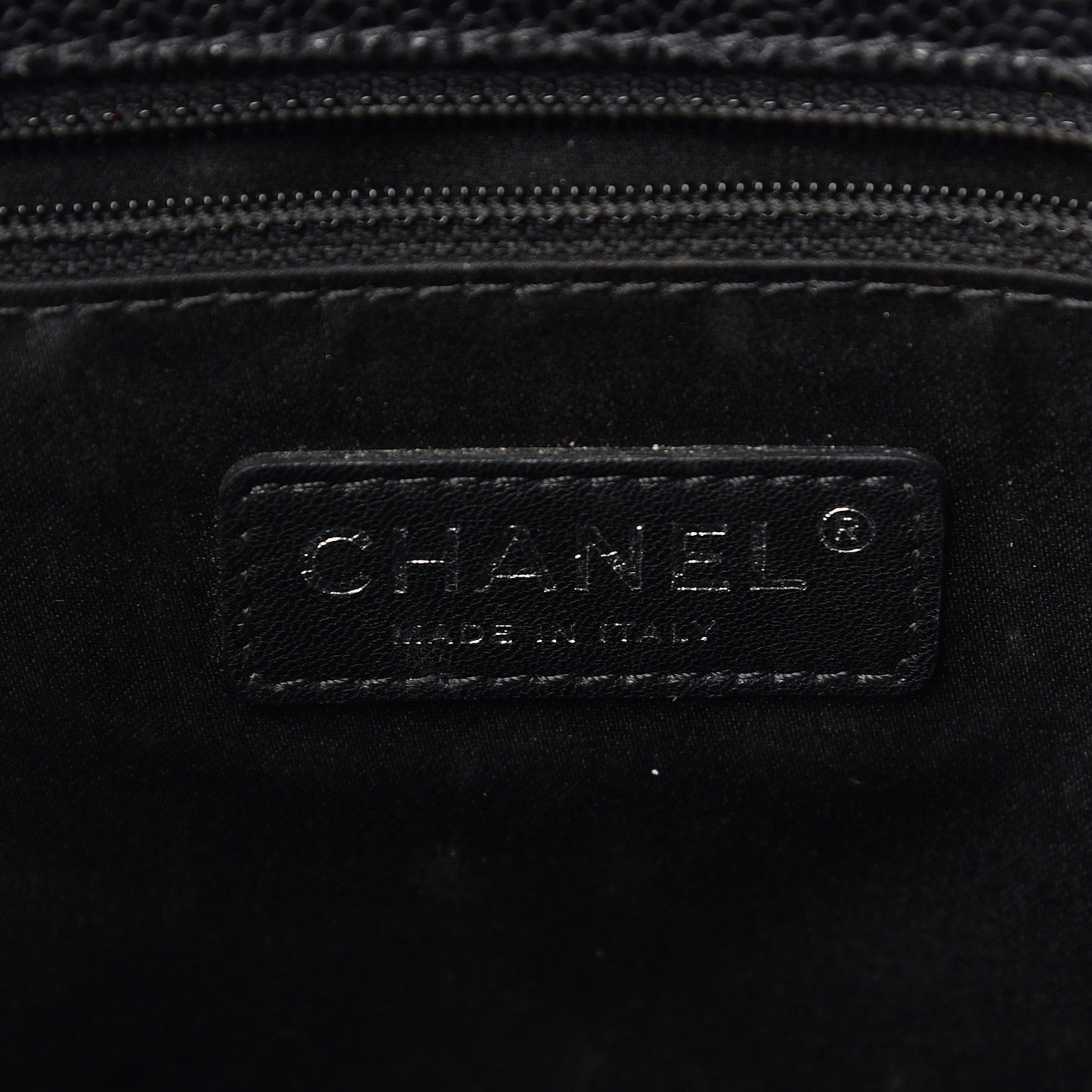 Caviar Quilted Grand Shopping Tote GST Black