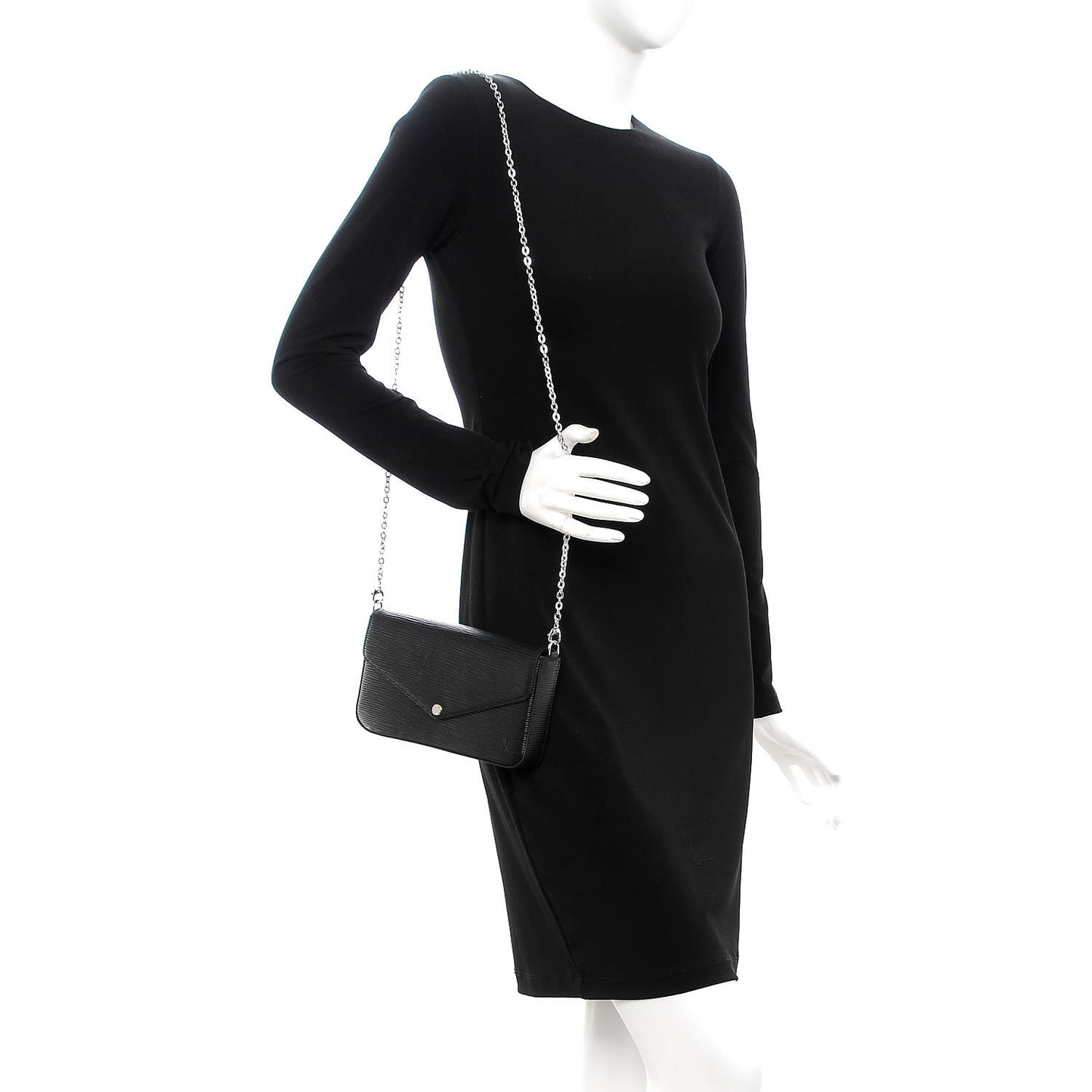 Epi Pochette Felicie Black