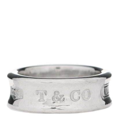 Tiffany Sterling Silver 1837 Ring 51 5.75 1 of 5