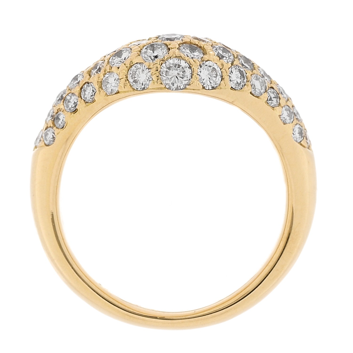 Parker & West by FASHIONPHILE 18K Yellow Gold Diamond 1.23ctw Ring 50 5.5 5 of 9