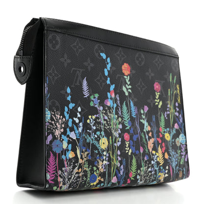 Louis Vuitton Monogram Eclipse Folia Pochette Voyage MM 3 of 7