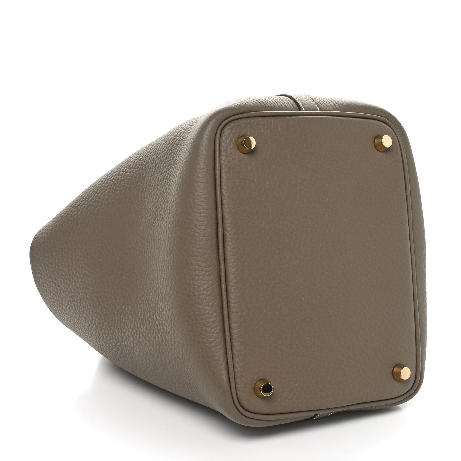 Hermes Taurillon Clemence Picotin Lock 18 PM Etoupe 4 of 11