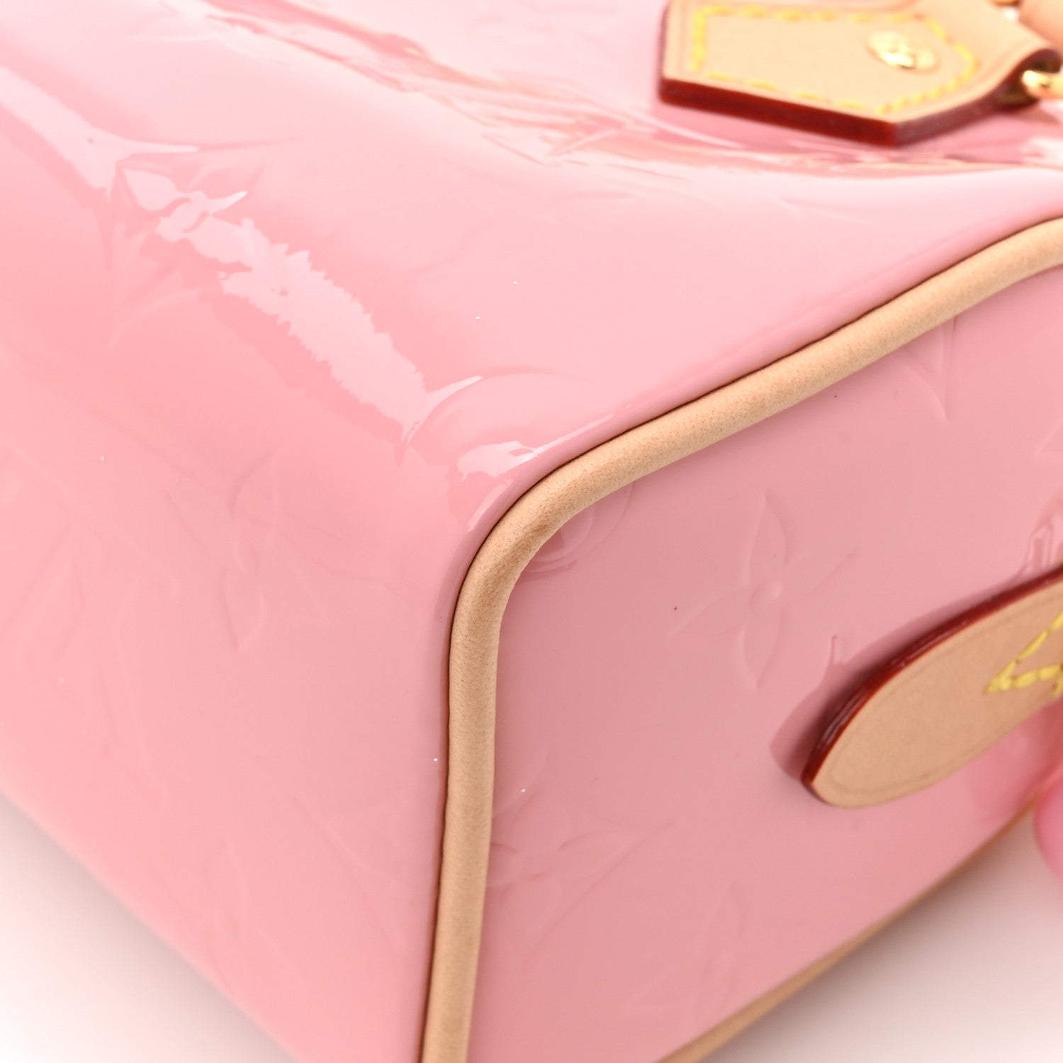 Louis Vuitton Vernis Monogram Nano Speedy Mochi Pink 13 of 16