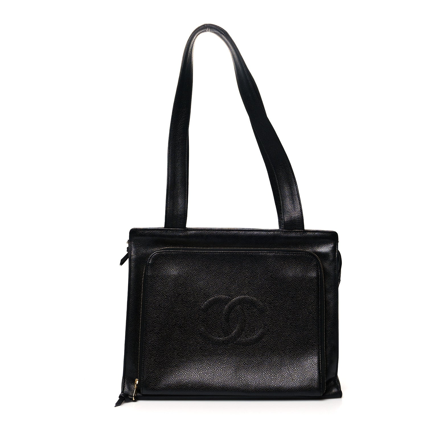 Chanel Caviar CC Tote Black 1 of 14