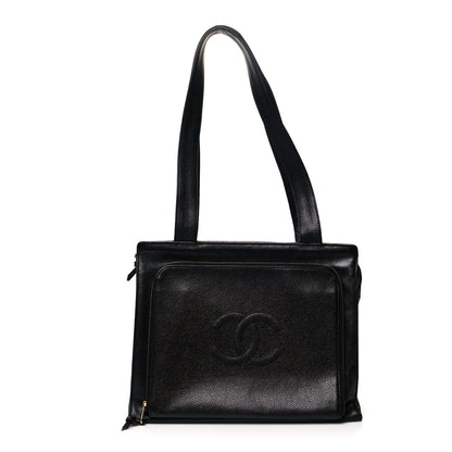 Chanel Caviar CC Tote Black 1 of 14