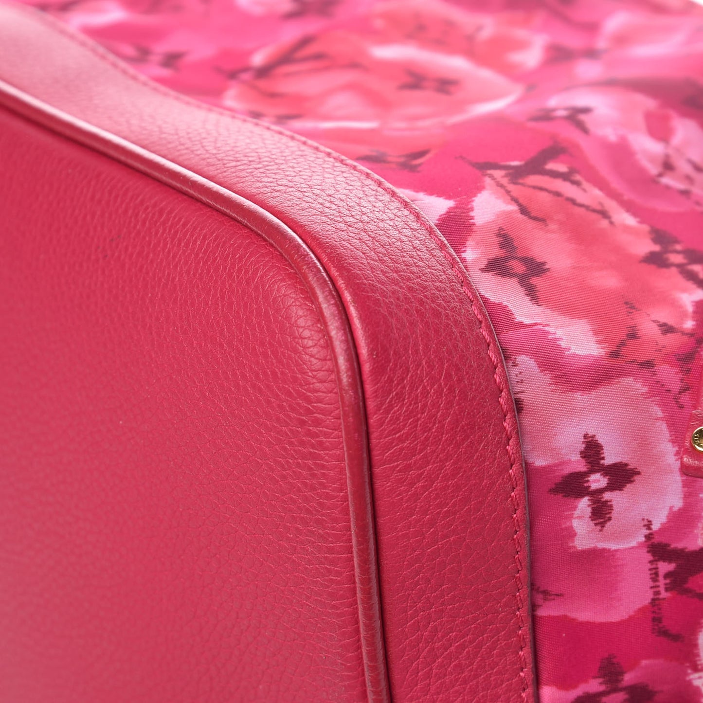 Nylon Monogram Ikat Noefull MM Rose Indien