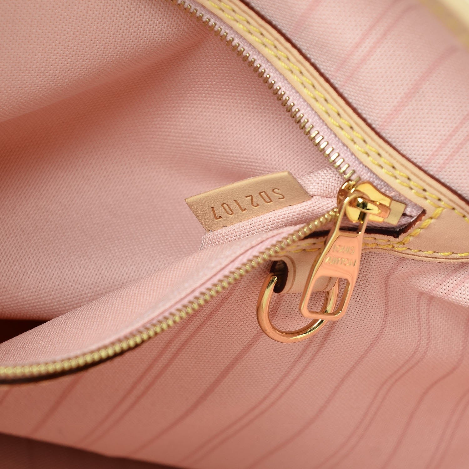 Louis Vuitton Damier Azur Delightful MM Rose Ballerine 8 of 8