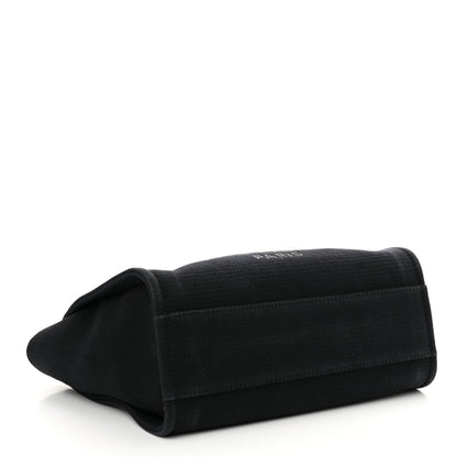 Chanel Mixed Fibers Small Deauville Black 4 of 12
