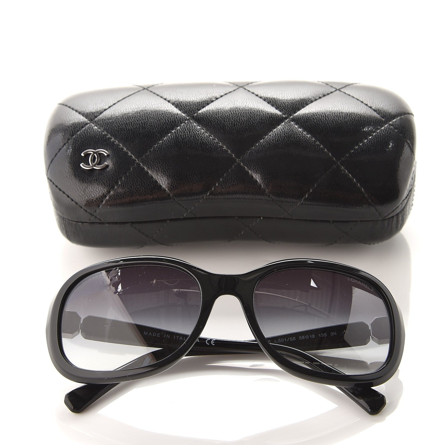 Chanel CC Sunglasses 5286 Black 9 of 9