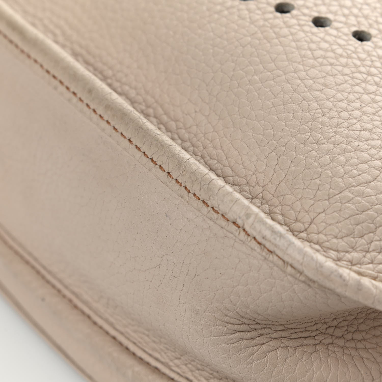 Hermes Taurillon Clemence Evelyne III PM Grege Pale 16 of 16