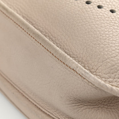 Hermes Taurillon Clemence Evelyne III PM Grege Pale 16 of 16