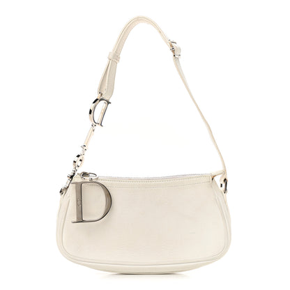 Christian Dior Calfskin Shoulder Bag White 1 of 15