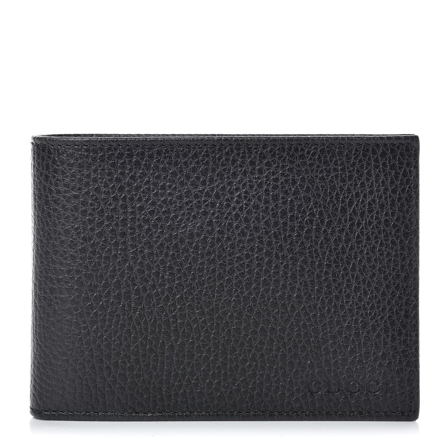 Gucci Dollar Calfskin Bi-Fold Wallet Black 1 of 10