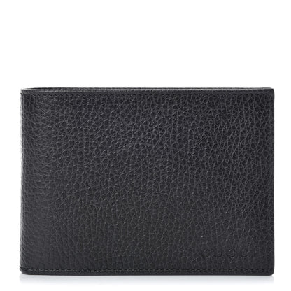 Gucci Dollar Calfskin Bi-Fold Wallet Black 1 of 10