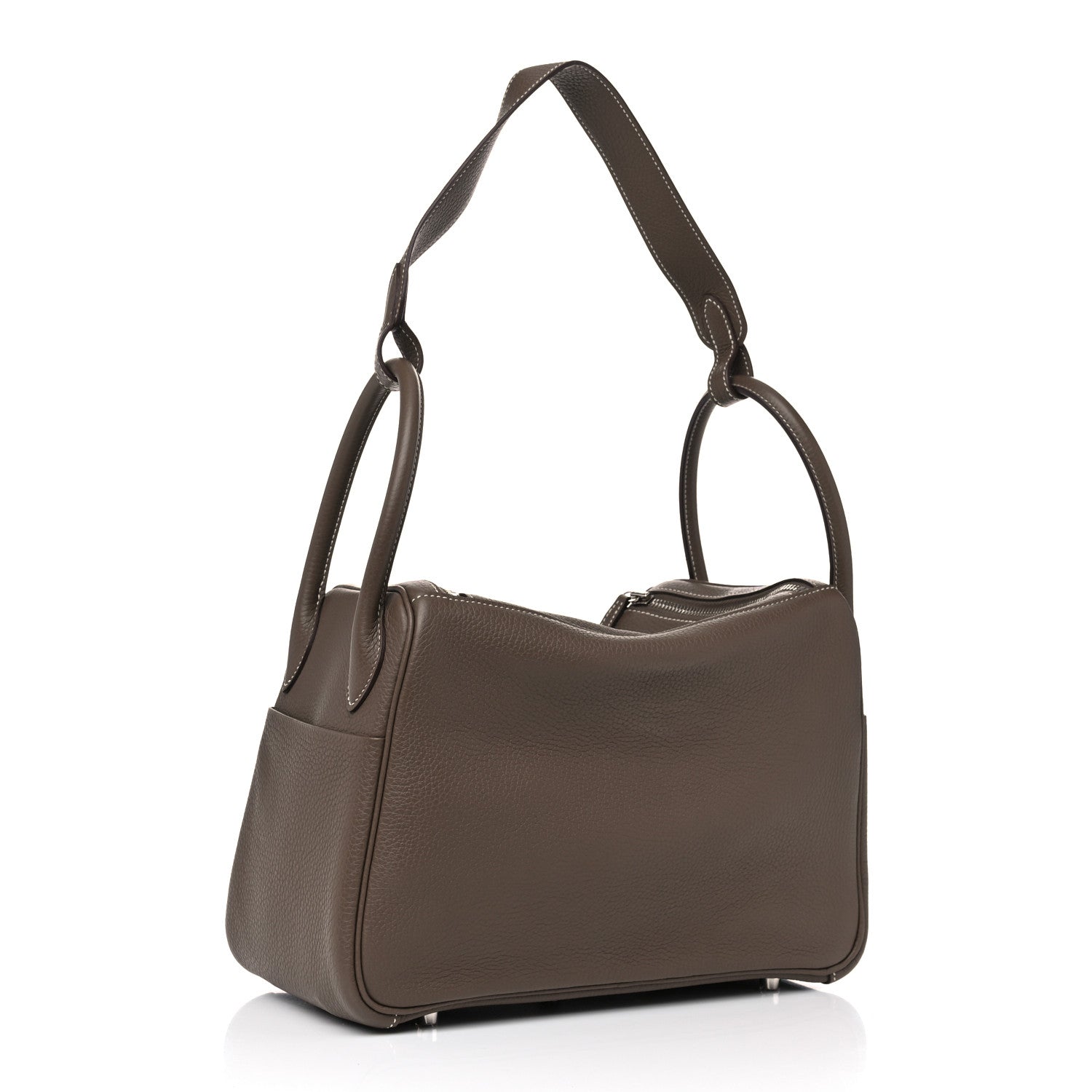 Hermes Taurillon Clemence Lindy 30 Etoupe 3 of 11