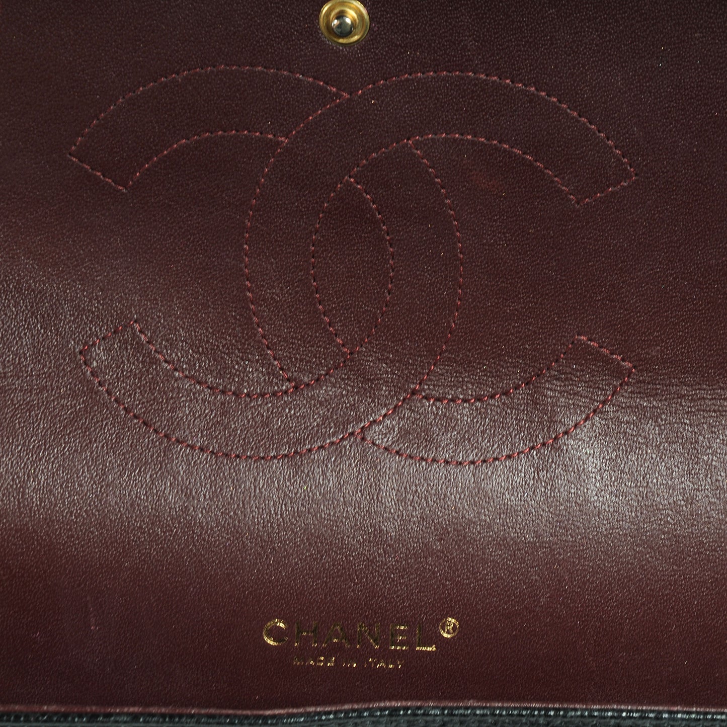 Caviar Quilted Maxi Double Flap Black