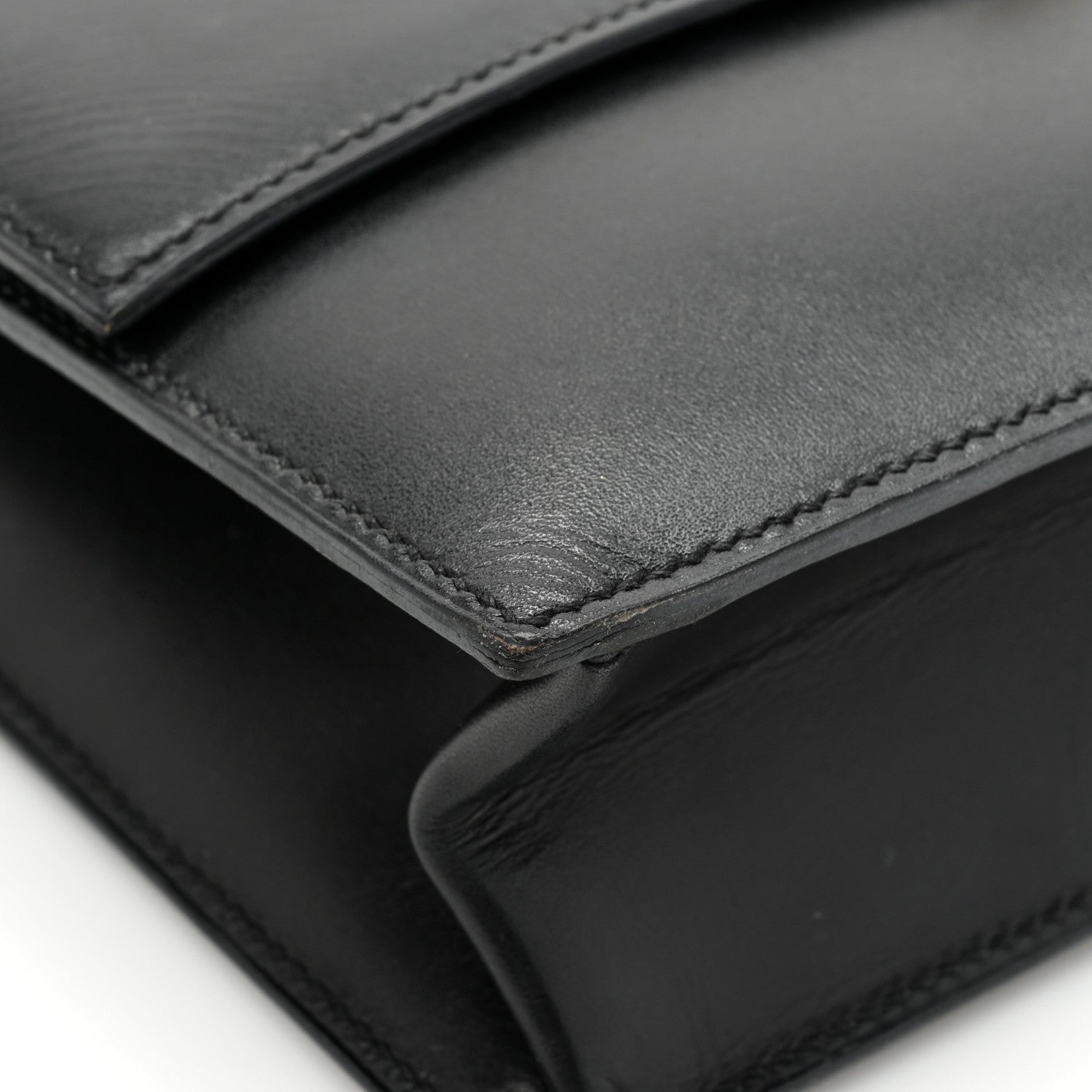 Hermes Box Verrou Clutch Black 11 of 13
