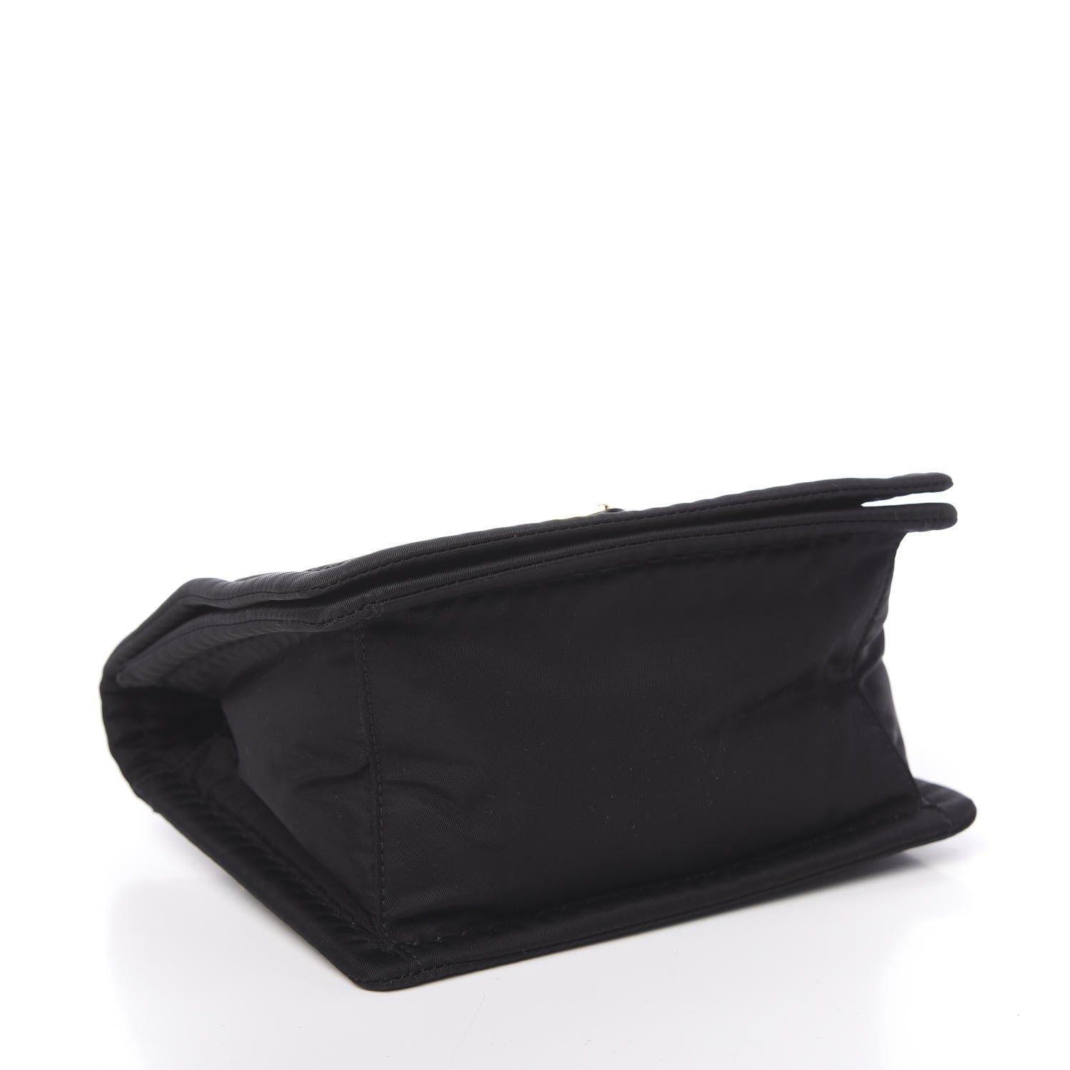 Prada Nylon Tessuto Chain Shoulder Bag Black 5 of 10