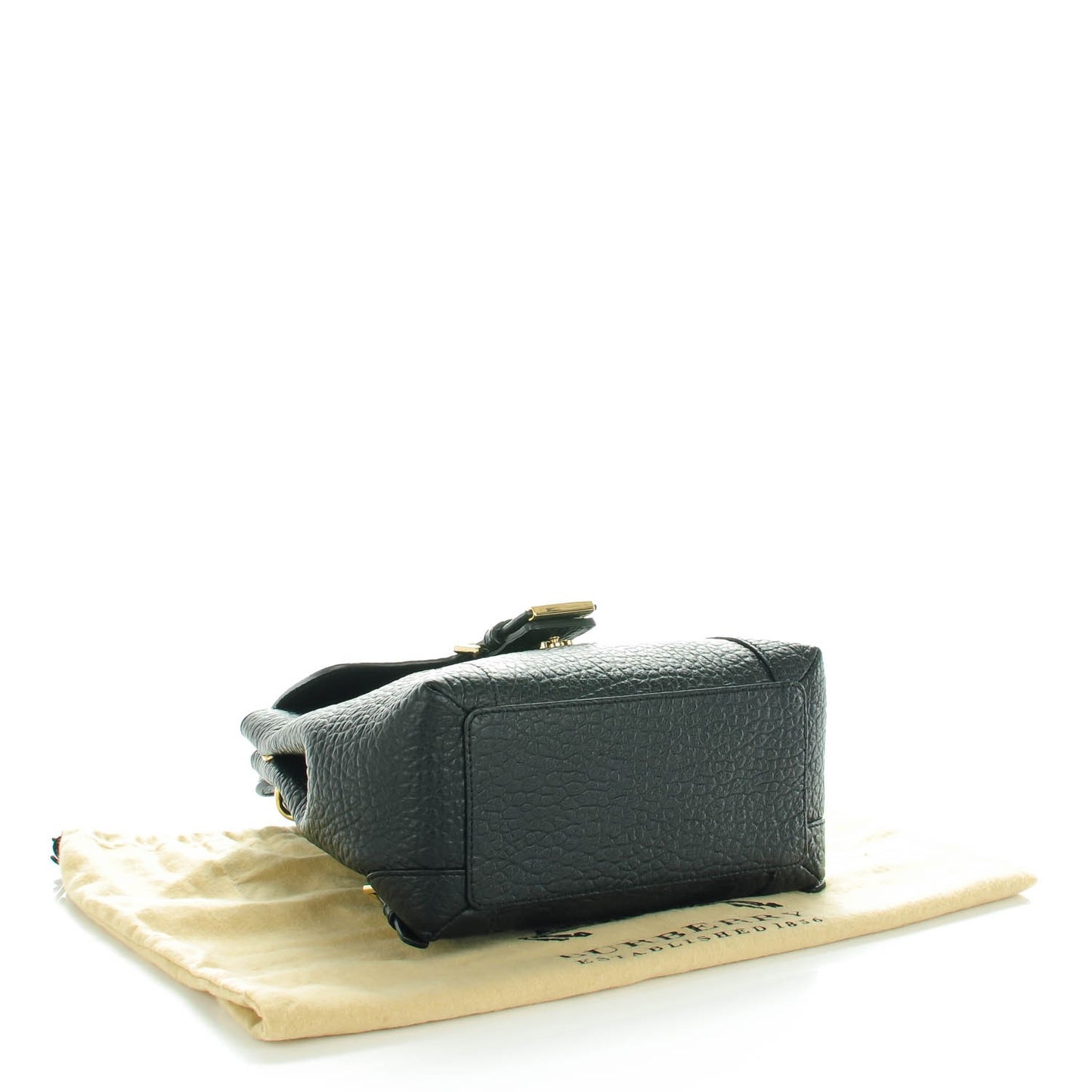 Heritage Grain Small Belmont Backpack Black